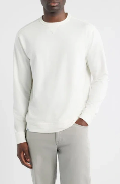 Johnnie-o Willard Crewneck Sweatshirt In White