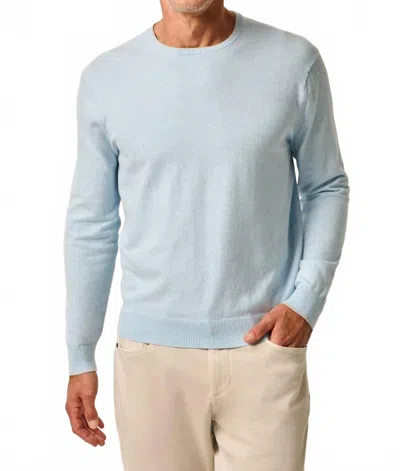 Johnnie-o Wren Crewneck Sweater In Maliblu In Blue