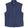 Johnnie-o Zimmer Stretch Nylon Vest In Navy