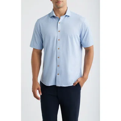 Johnnie-o Augustine Short Sleeve Button-up Shirt In Multi