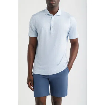 Johnnie-o Autumn Neat Performance Jersey Polo In Black