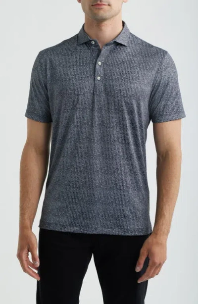 Johnnie-o Bar's Open Performance Jersey Polo In Blue