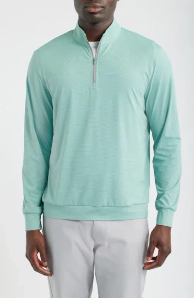 Johnnie-o Bixler Long Sleeve Quarter Zip Sweatshirt In Blue