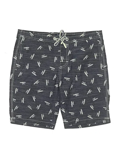 Pre-owned Johnnie-o Kids' Board Shorts In Gray