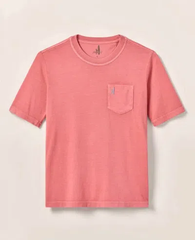 Johnnie-o Kids' Boy's Dale Jr Pocket Tee In Bandana In Pink