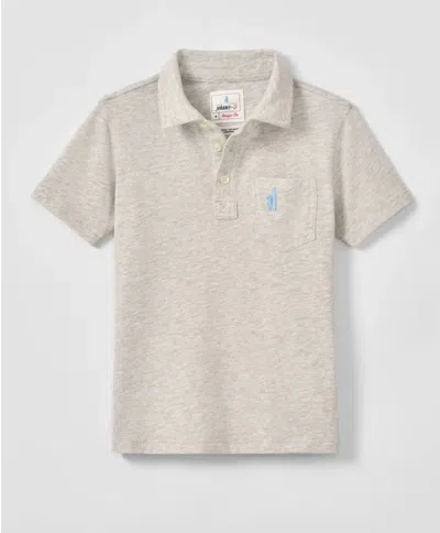 Johnnie-o Kids' Boy's Heathers Originally Jr Polo In Heather Gray