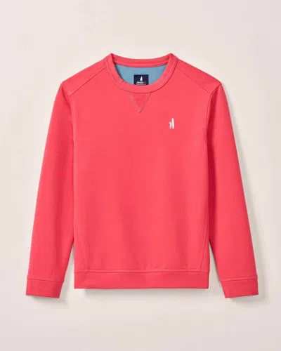 Johnnie-o Kids' Boy's Reilly Sweatshirt In Lobster In Pink