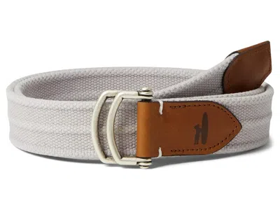 Johnnie-o Brentwood Men's Belts Light Gray: Xl In Red