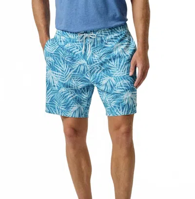 Johnnie-o Bungalow Swim Trunk - 7" In Majorca In Blue