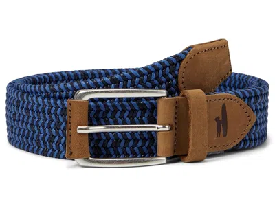 Johnnie-o Cotton Stretch Men's Belts Twilight: 2xl In Blue