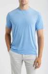 Johnnie-o Course Performance T-shirt In Blue