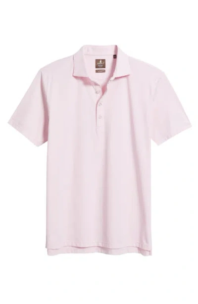 Johnnie-o Elba Top Shelf Cotton Blend Piqué Polo In Pink