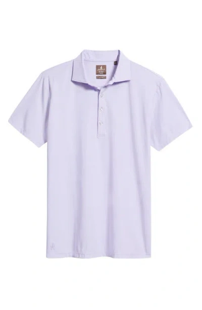 Johnnie-o Elba Top Shelf Cotton Blend Piqué Polo In Purple