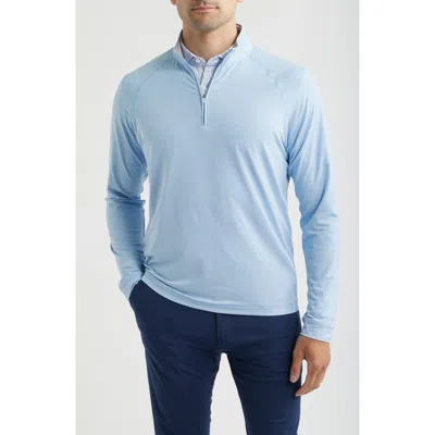 Johnnie-o Freeborne Prep-formance Quarter Zip Pullover In Blue