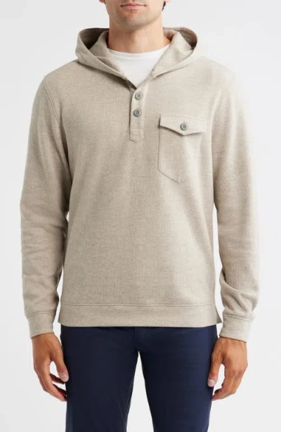 Johnnie-o Henley Hoodie In Blue