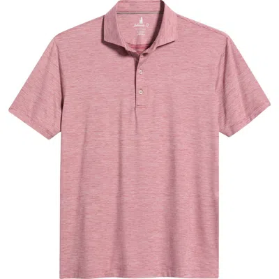Johnnie-o Huron Prep-formance Polo In Pink