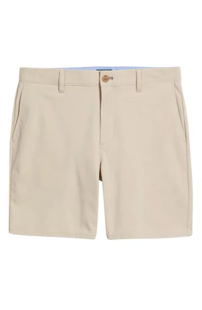 Johnnie-o Jupiters Stretch Cotton Blend Chino Shorts In Neutral