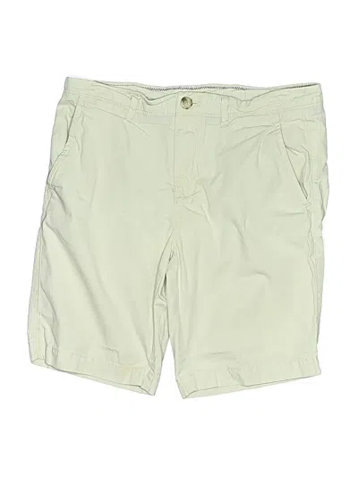 Pre-owned Johnnie-o Kids' Khaki Shorts In Ivory