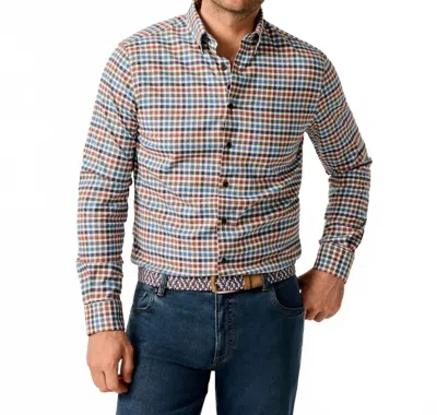 Johnnie-o Krause Flannel Button Down In Harvest In Multi