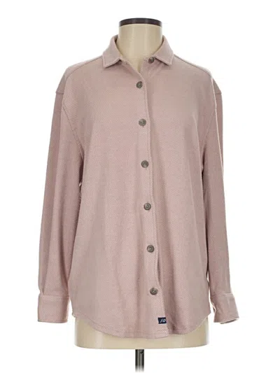 Pre-owned Johnnie-o Long Sleeve Button Down Shirt In Tan