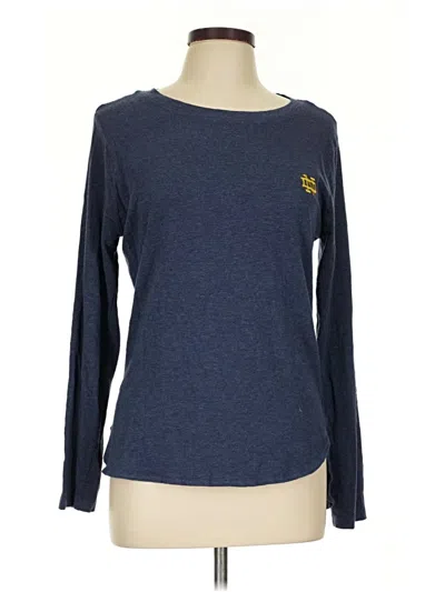 Pre-owned Johnnie-o Long Sleeve T-shirt In Blue