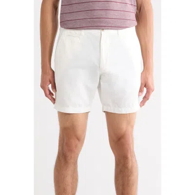 Johnnie-o Melrose Cotton & Linen Shorts In White