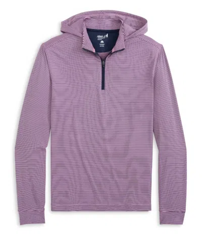 Johnnie-o Men's Hybrid Hoodie In Navy/porto Pink In Purple