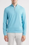Johnnie-o Motion Performance Quarter Zip Pullover In Haze