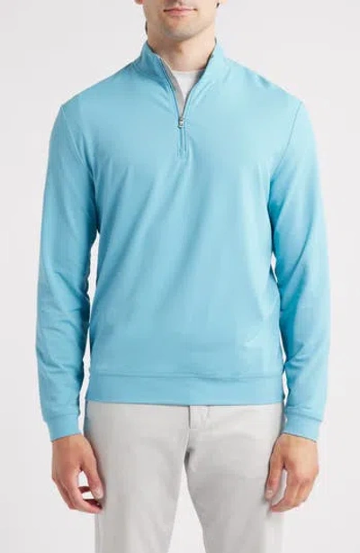 Johnnie-o Motion Performance Quarter Zip Pullover In Haze