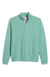 Johnnie-o Motion Performance Quarter Zip Pullover In Green