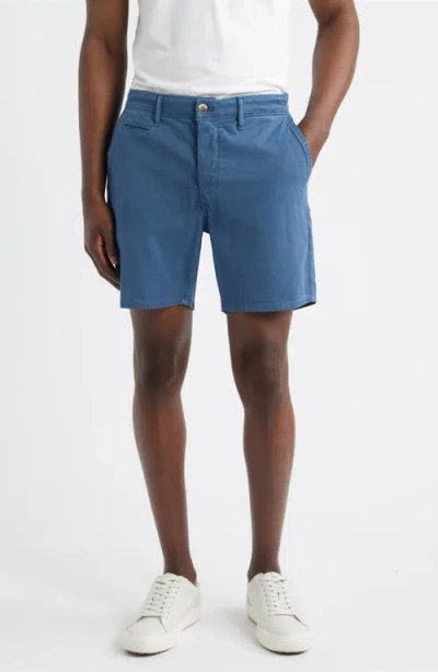 Johnnie-o Nassau Chino Shorts In Blue