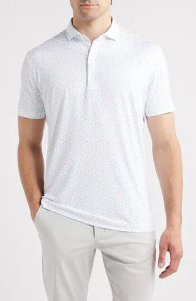 Johnnie-o Pin Up Featherweight Performance Polo In White