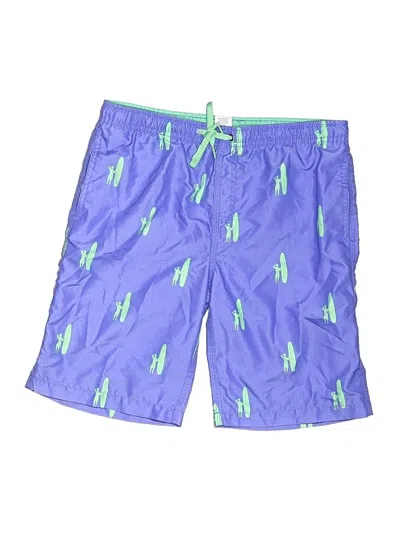 Pre-owned Johnnie-o Kids' Rash Guard In Blue