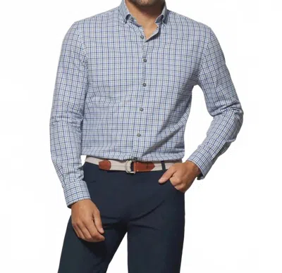 Johnnie-o Ruben Top Shelf Button Up Shirt In Wake In Blue