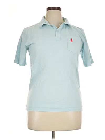 Pre-owned Johnnie-o Short Sleeve Polo Shirt In Blue