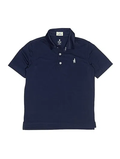 Pre-owned Johnnie-o Kids' Short Sleeve Polo Shirt In Blue