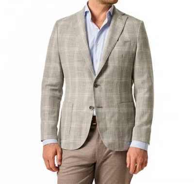 Johnnie-o Simone Sport Coat In Beige In Gray