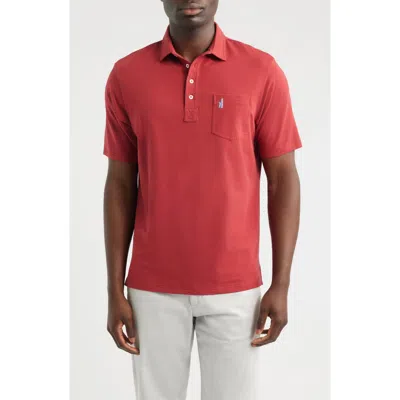 Johnnie-o The Original Regular Fit Polo In Red