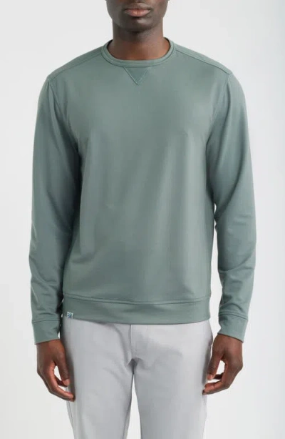 Johnnie-o Willard Crewneck Sweatshirt In Green