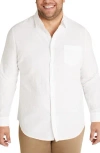 Johnny Bigg Anders Linen Blend Button-up Shirt