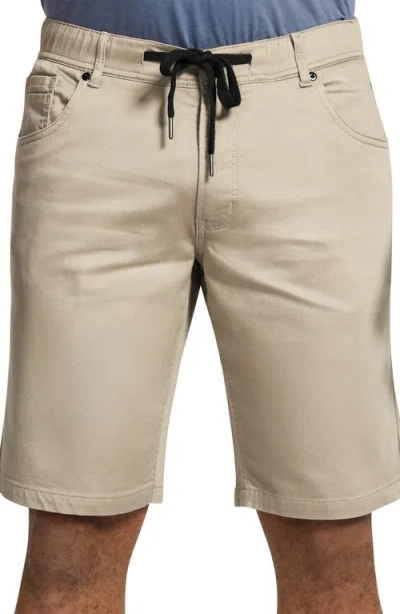 Johnny Bigg Cameron Five-pocket Knit Drawstring Shorts In Biscuit