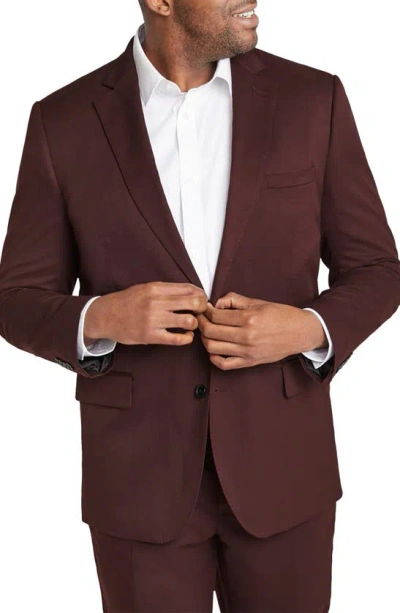 Johnny Bigg Cooper Stretch Sport Coat In Sangria