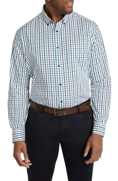 Johnny Bigg Derby Check Button-down Shirt In Green