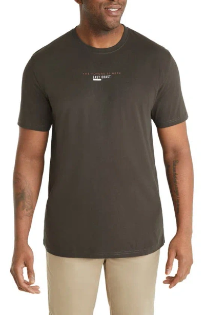 Johnny Bigg East Coast Crewneck Cotton T-shirt In Army