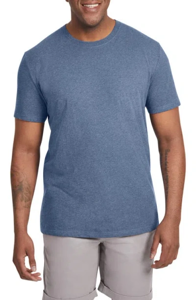 Johnny Bigg Essential Crewneck T-shirt In Blue Marled