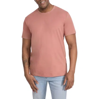 Johnny Bigg Essential Crewneck T-shirt In Pink Clay