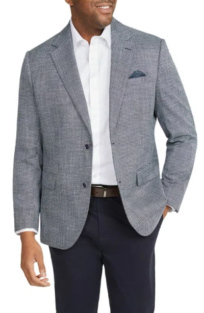 Johnny Bigg Giles Houndstooth Stretch Sport Coat In Navy