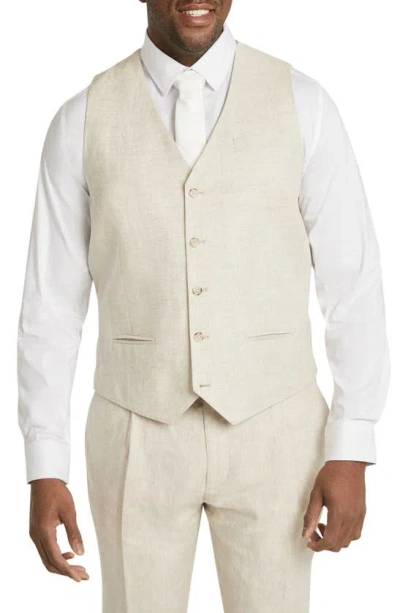 Johnny Bigg Hemsworth Stretch Waistcoat In Natural