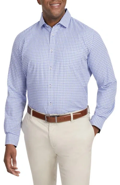 Johnny Bigg Marlon Regular Fit Check Cotton Button-up Shirt In Blue