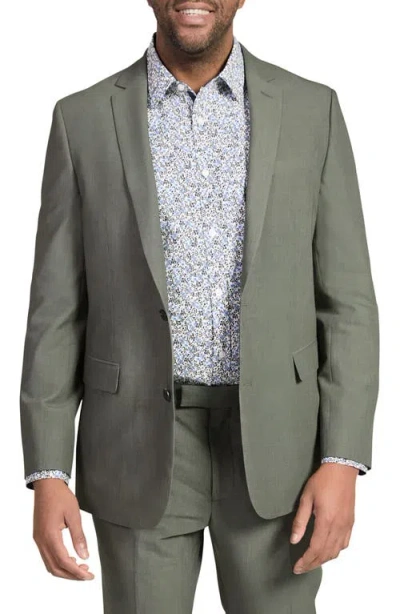 Johnny Bigg Moore Regular Fit Hyperstretch Green Sport Coat In Fern
